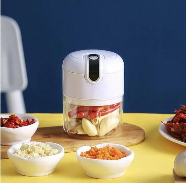 Mini Electric Meat/Garlic Chopper Portable Food Processor