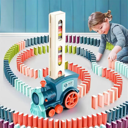 Train Toy Domino Set for Kids BPA Free Plastic with Sound Effects