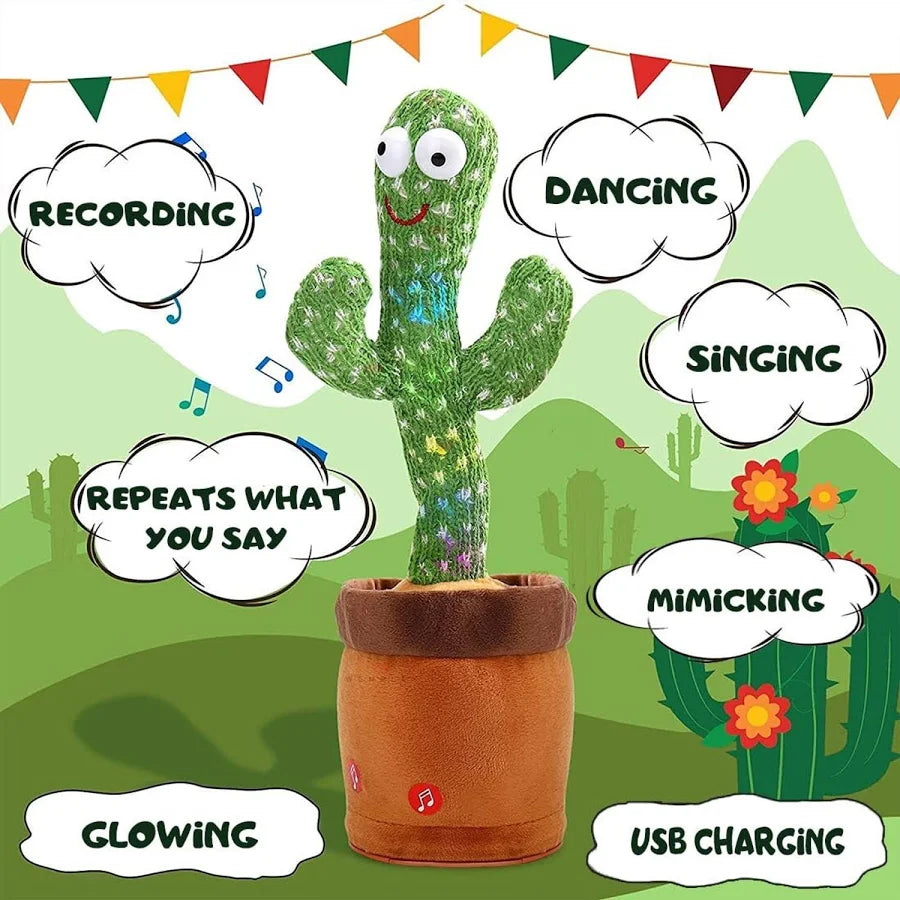 Talking & Dancing Cactus This Toy Talks